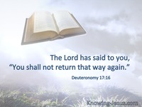 Deuteronomy 17:16